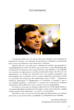 Testemunhos - M. Patrão Neves