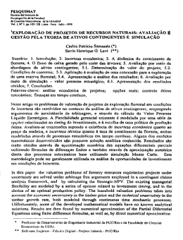 &Iacute;EXHORA&Ccedil;&Atilde;O DE BRQJETQS ms: RECURSOS NATURAIS