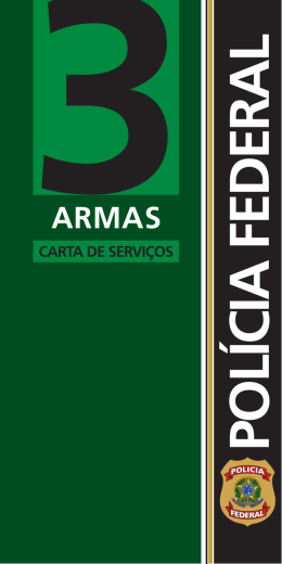Armas - Pol&iacute;cia Federal