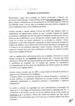 Recentemente, surgiu novo escândalo na RAEM envolvendo o