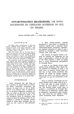 antarctosaurus brasiliensis, um novo saur&oacute;pode do - ACE-SAP