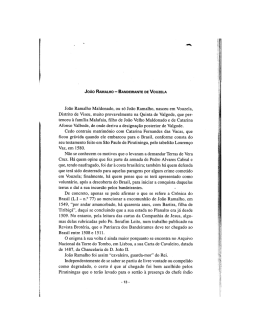 Jo&Atilde;o RAMALHO - BANDEIRANTE DE VouzELA