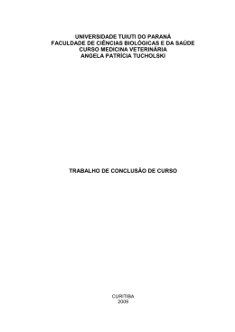 universidade tuiuti do paran&aacute; faculdade de ci&ecirc;ncias - TCC On-line