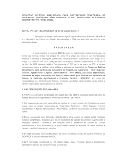 Abertura Edital