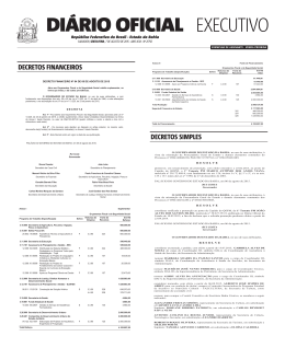 executivo di&aacute;rio oficial - Portal do Servidor