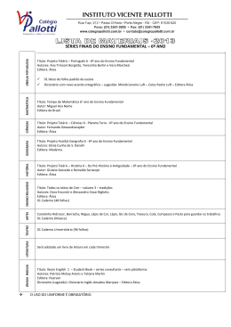 SÉRIES FINAIS DO ENSINO FUNDAMENTAL – 6º ANO