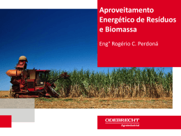Aproveitamento Energético de Resíduos e Biomassa
