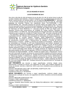 Ag&ecirc;ncia Nacional de Vigil&acirc;ncia Sanit&aacute;ria