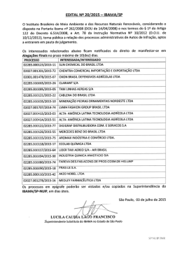 EDITAL N9 20/2015