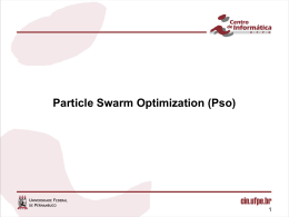 Particle Swarm Optimization (Pso)