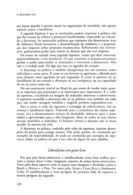 Liberalismo sem gente livre