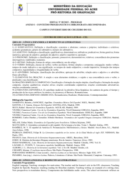 Anexo I - Universidade Federal do Acre