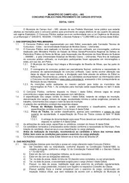 Edital - Banco de Concursos