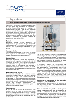 Folheto técnico AquaMicro