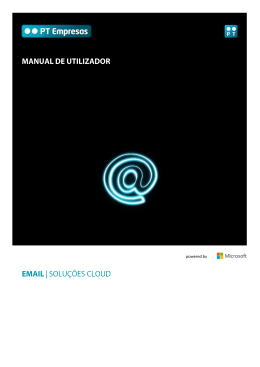 Manual de Utilização do EMAIL - Soluções Cloud | PT Empresas