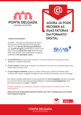 Servi&ccedil;o de Fatura&ccedil;&atilde;o Eletr&oacute;nica