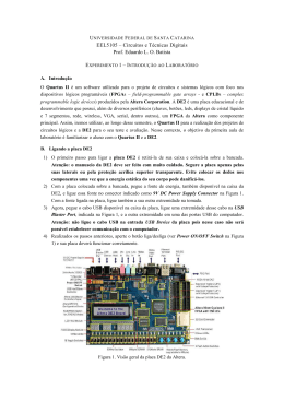 EEL5105 – Circuitos e Técnicas Digitais Prof. Eduardo L. O. Batista