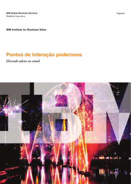 Pontos de intera&ccedil;&atilde;o poderosos