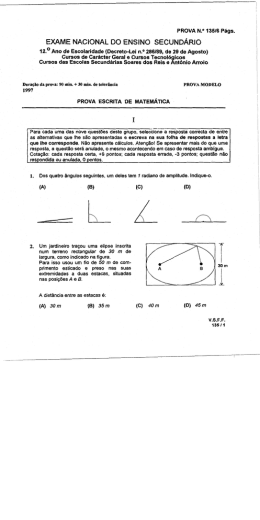 prova - matematica on-line