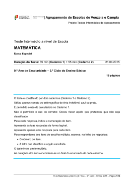 Enunciado - Agrupamento de Escolas de Vouzela e Campia