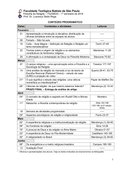 Faculdade Teol&oacute;gica Batista de S&atilde;o Paulo