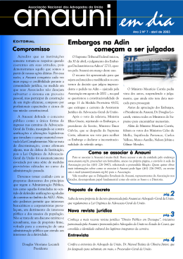 3 4 2 come&ccedil;am a ser julgados Embargos na Adin