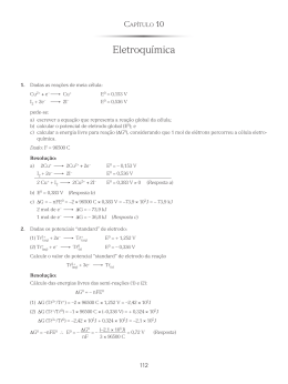 Eletroqu&iacute;mica