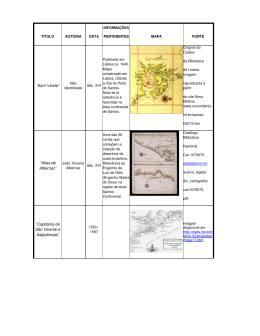 &ldquo;Sam Vicete&rdquo; &ldquo;Atlas de Albernaz&rdquo; &ldquo;Capitania de S&atilde;o Vicente e