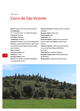 ABF PR2 Percurso do Cerro de S&atilde;o Vicente