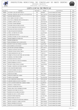 PREFEITURA MUNICIPAL DE CONCEIçãO DO