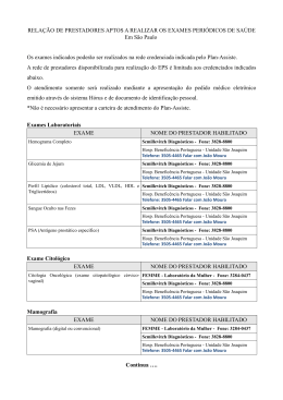 S&atilde;o Paulo - Plan Assiste