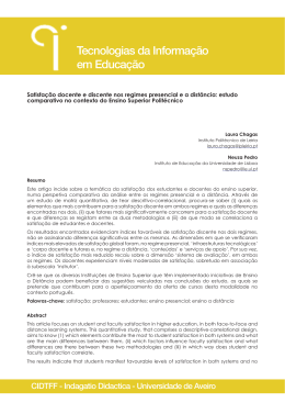 7-Satisfa&ccedil;&atilde;o Docente e Discente nos Regimes - IC