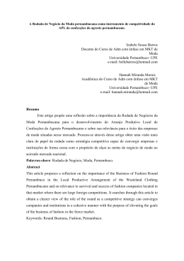 Izabele Sousa Barros Docente do Curso de Adm com &ecirc;nfase