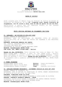 - Tribunal de Justi&ccedil;a do Estado do Tocantins