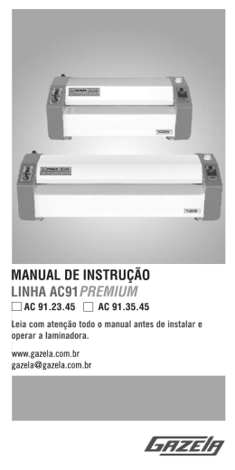 Manual Plastificadoras AC_ 91 Premium