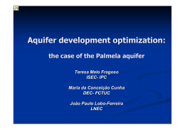 Planning and management of aquifer systems using the