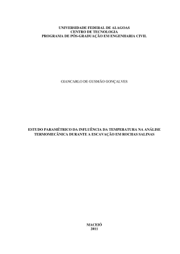 Estudo Param&eacute;trico da Influ&ecirc;ncia da Temperatura na An&aacute;lise