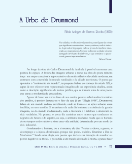 A Urbe de Drummond - L&eacute;gua & meia