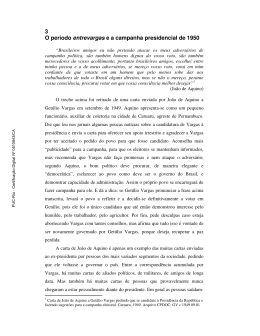 3 O per&iacute;odo entrevargas e a campanha presidencial de 1950