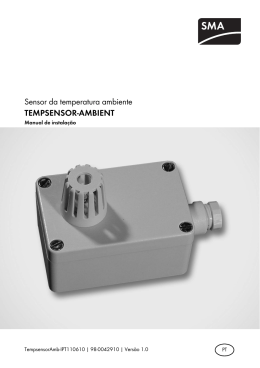 Sensor da temperatura ambiente