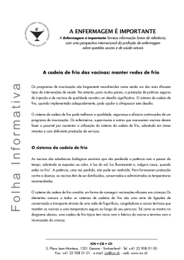 21 - 2003 A cadeia de frio das vacinas.qxp