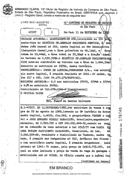 Matrícula - Freitas Leilões Online