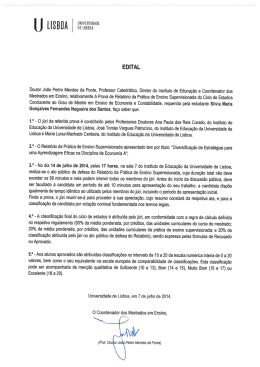 Edital - S&iacute;lvia Maria Gon&ccedil;alves Fernandes