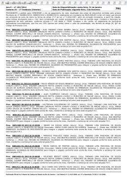 Ano 6 &ndash; n&ordm; 102/2014 Data de Disponibiliza&ccedil;&atilde;o: sexta