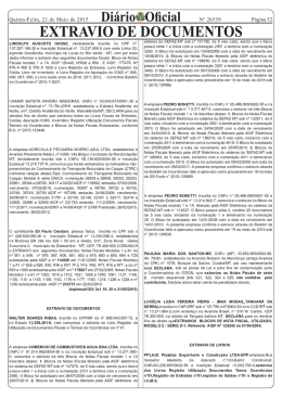Diário Oficial do Estado - MT - 21/05/2015