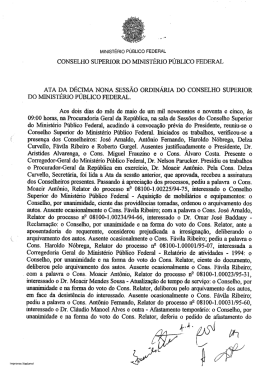 19ª Sessão 02.05 - Ministério Público Federal