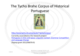 The Tycho Brahe Corpus of Historical Portuguese