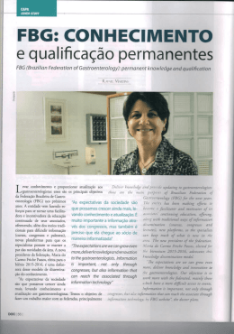 acesse aqui. - Federa&ccedil;&atilde;o Brasileira de Gastroenterologia