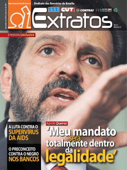 Extratos - Sindicato dos Banc&aacute;rios de Bras&iacute;lia