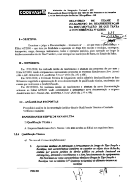 Relatório CTJ - Documentação